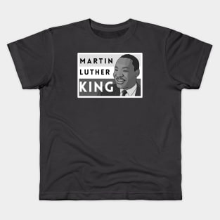 Martin Luther King Jr. in Black & White Kids T-Shirt